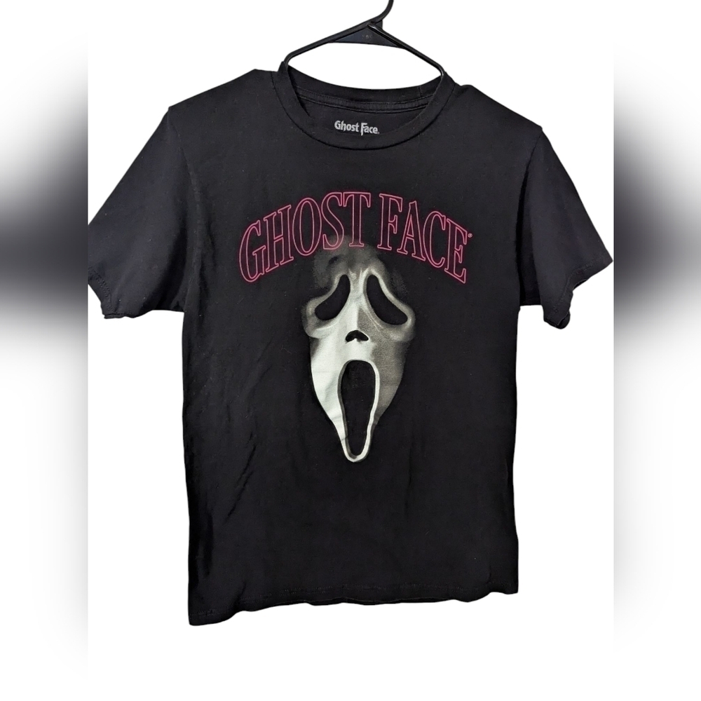 Ghost Face Black T-Shirt,Size s